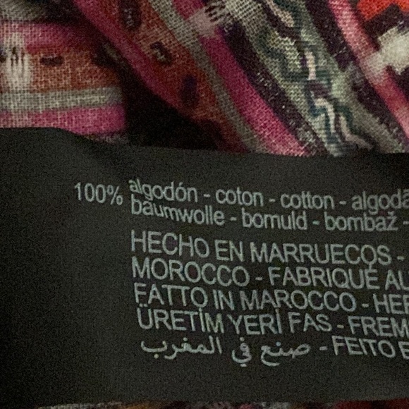 Zara Pink/Black Geometric Printed Mini Dress. Size L. - Picture 7 of 8